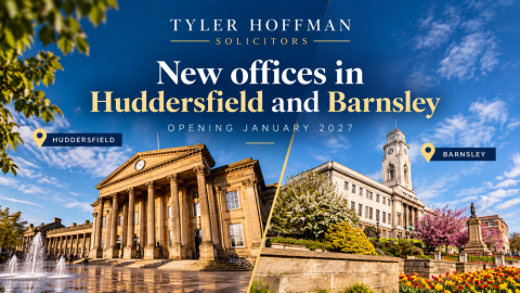 Tyler Hoffman Solicitors Announces New Offices in Barnsley and Huddersfield for 2027